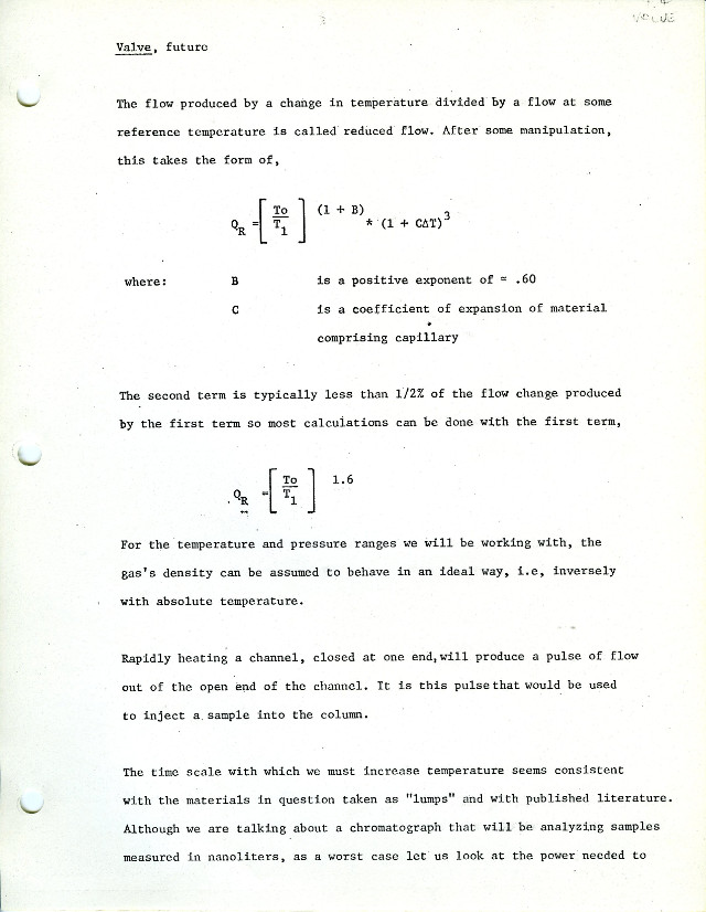 Chromatograph Project Review - Valve 04